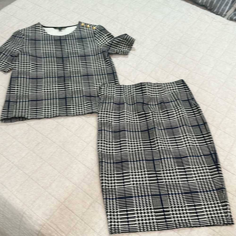 Ralph Lauren skirt and matching top